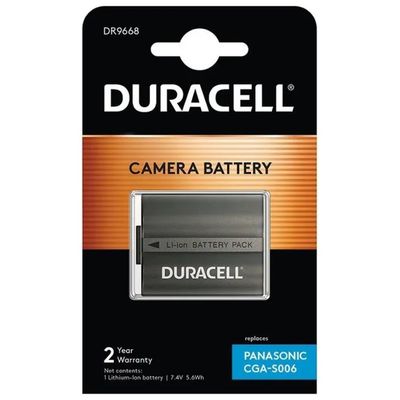 Duracell DR9668 Batteria Ricaricabile per Panasonic CGA-S006 Duracell DR9668 Batteria Ricaricabile per Panasonic CGA-S006