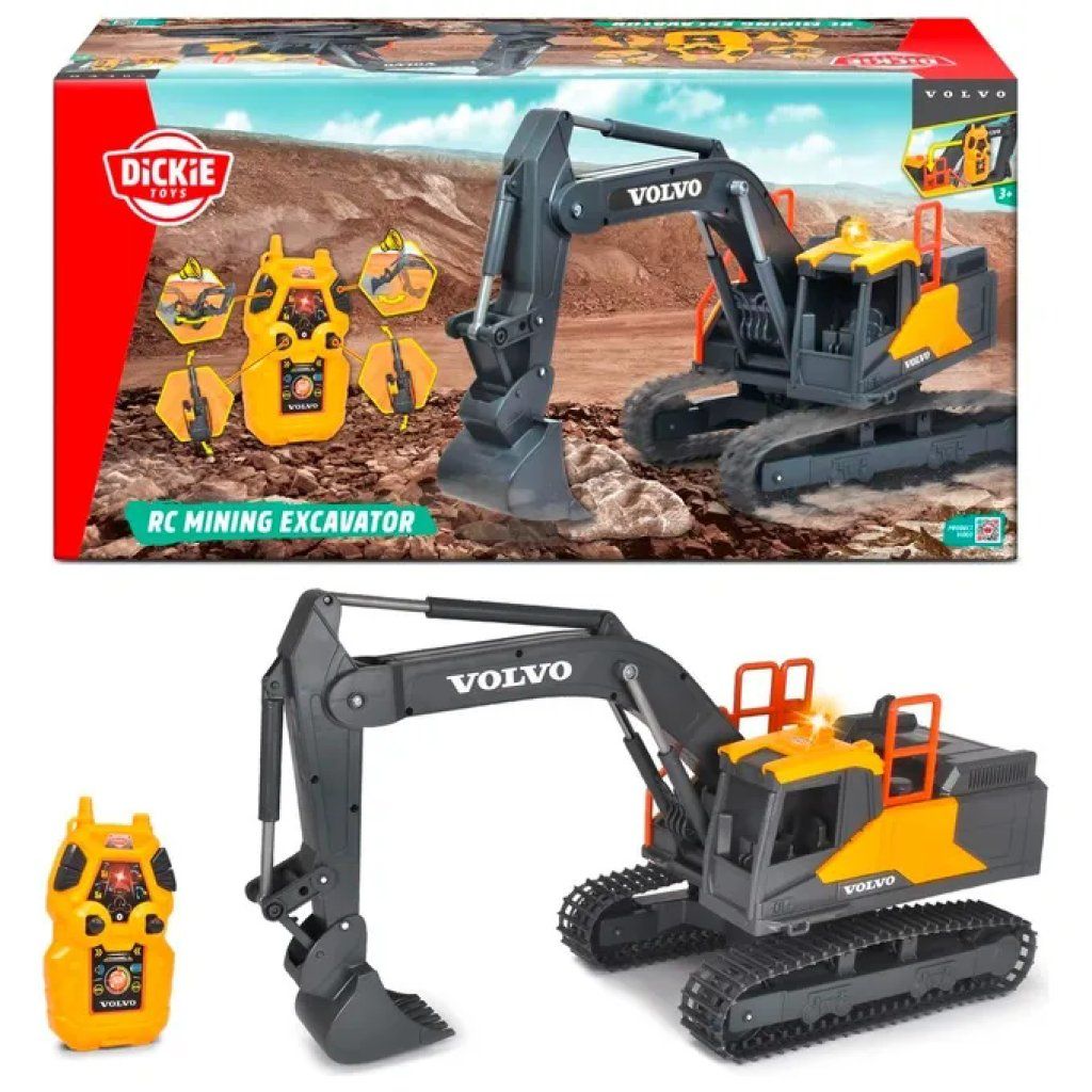 Dickie Toys Volvo RC Mining Escavatore Radiocomandato 60 cm