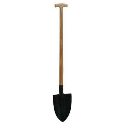 VIGOR-BLINKY Vanghetta forgiata a punta con manico in legno 90 cm