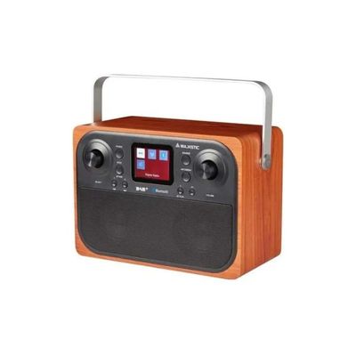 MAJESTIC New Majestic RT-197 DAB – Radio sveglia Bluetooth nera e legno MAJESTIC New Majestic RT-197 DAB – Radio sveglia Bluetooth nera e legno