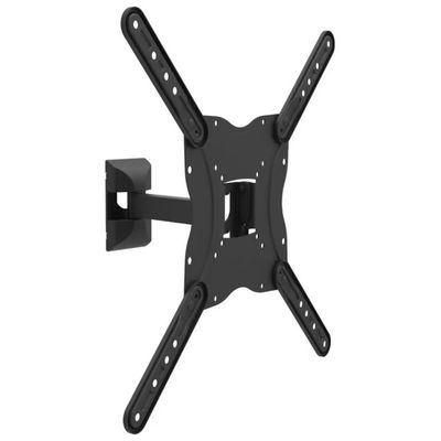 Conceptronic Supporto TV da Parete Inclinabile e Orientabile, fino a 55", Nero