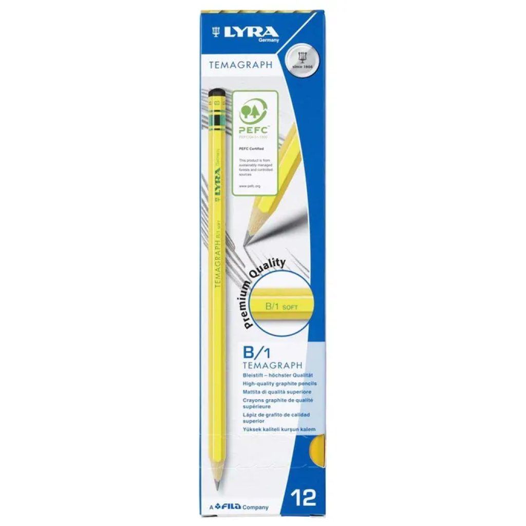 LYRA Temagraph B – Confezione da 12 Matite