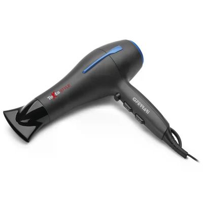G3 Ferrari Texta Style G30702 Asciugacapelli 2000 W con Diffusore, Nero e Blu