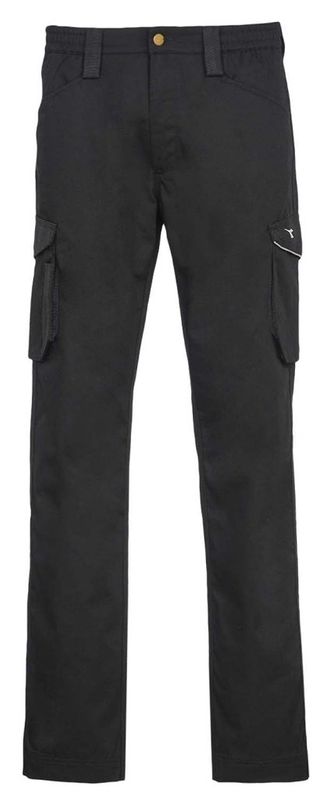 Diadora Utility Pantalone Cargo da Lavoro Uomo Nero – Taglia M
