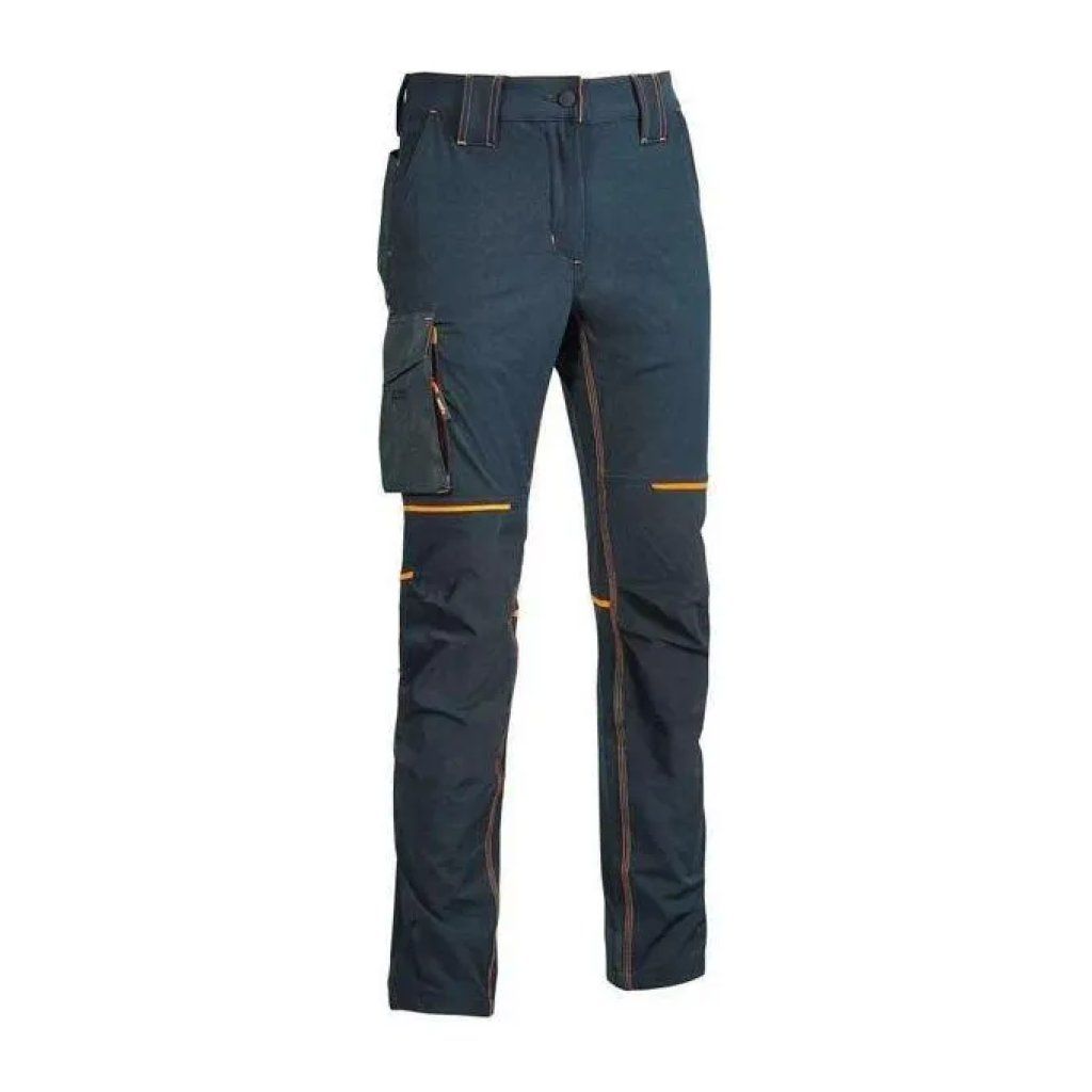 U-Power World WFU189DB pantalone da lavoro slim fit blu U-Power World WFU189DB pantalone da lavoro slim fit blu