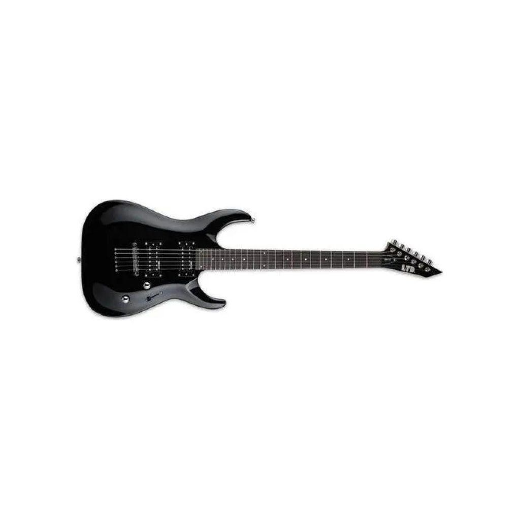 ESP LTD MH-10 Chitarra Elettrica Nera con Custodia