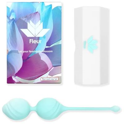 TensCare K-Fleur Palline Kegel Vibranti con Biofeedback, Blu