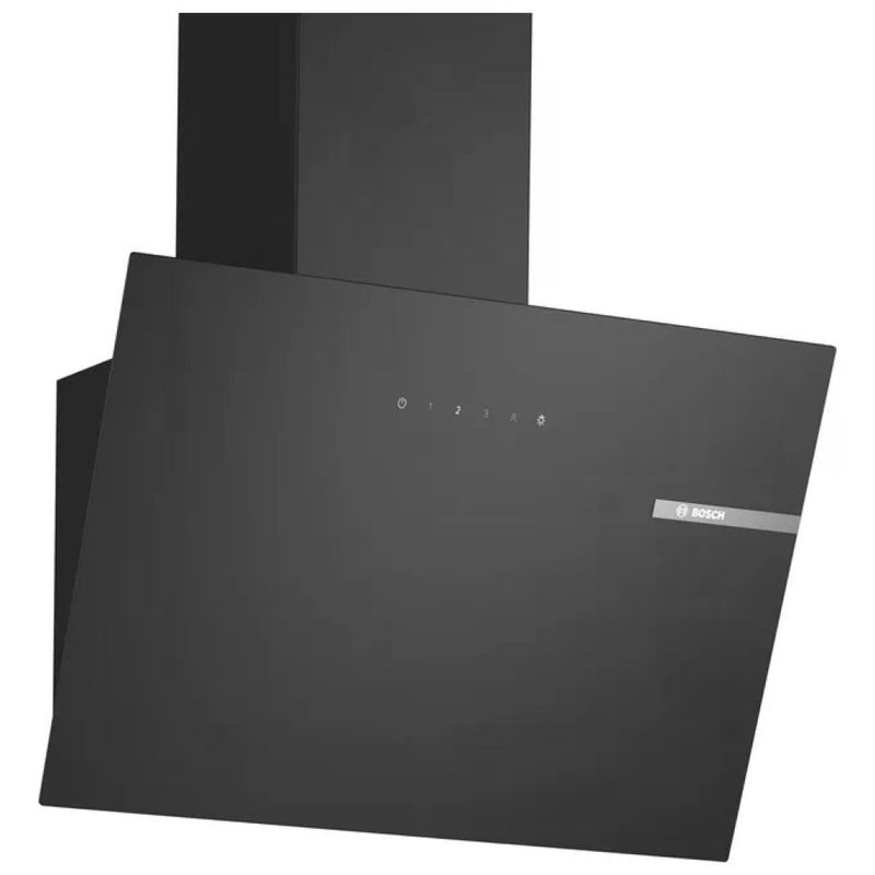 Bosch Serie 2 DWK65DK60 – Cappa a parete nera, 430 m³/h