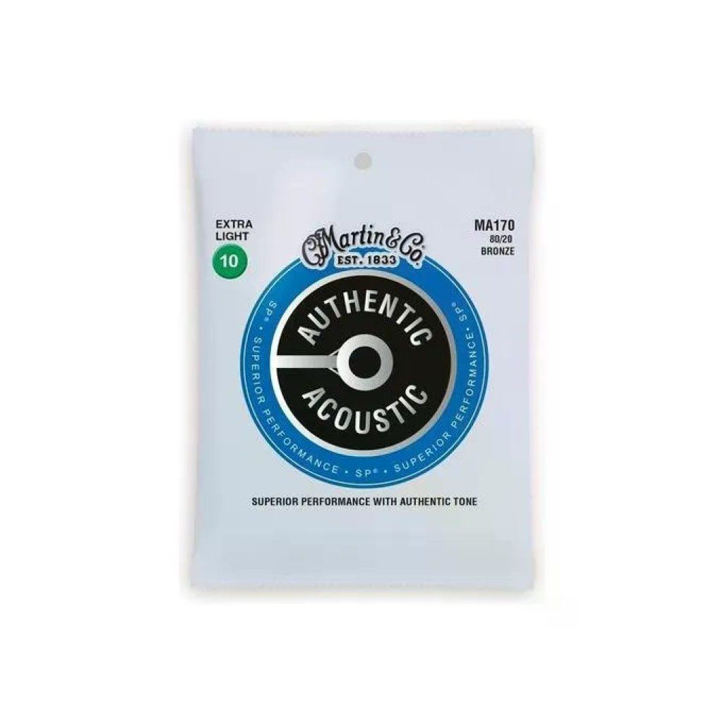 Martin & Co. MA170 – Corde Extra Light per Chitarra Acustica, Set da 6
