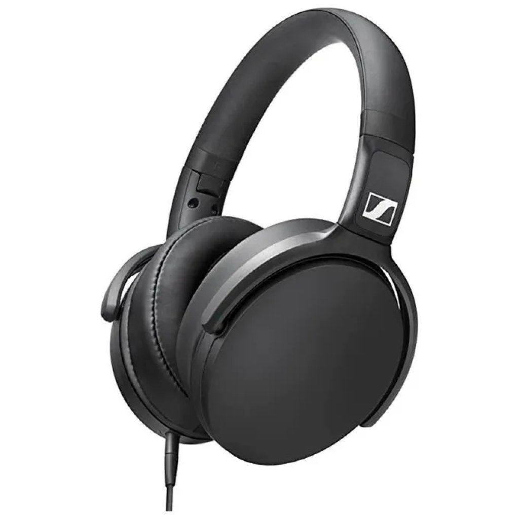 Sennheiser HD 400S – Cuffie circumaurali chiuse con microfono, nere Sennheiser HD 400S – Cuffie circumaurali chiuse con microfono, nere