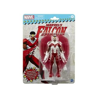 Hasbro Marvel Legends Retro Collection: Falcon 15 cm con Redwing e ali rimovibili
