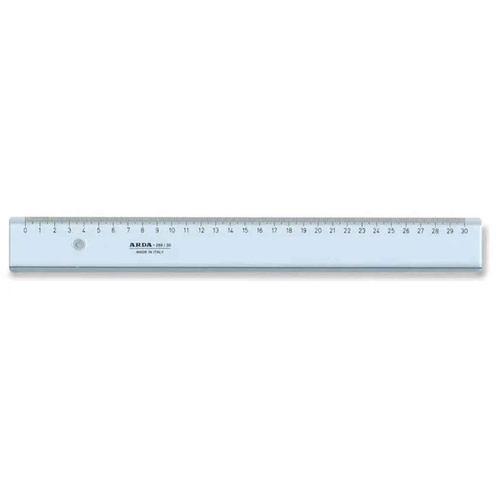Arda Linea Uni – Riga millimetrata trasparente 100 cm