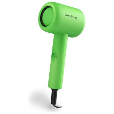 Innoliving INN-612G Asciugacapelli da Viaggio 1000 W Verde Fluo