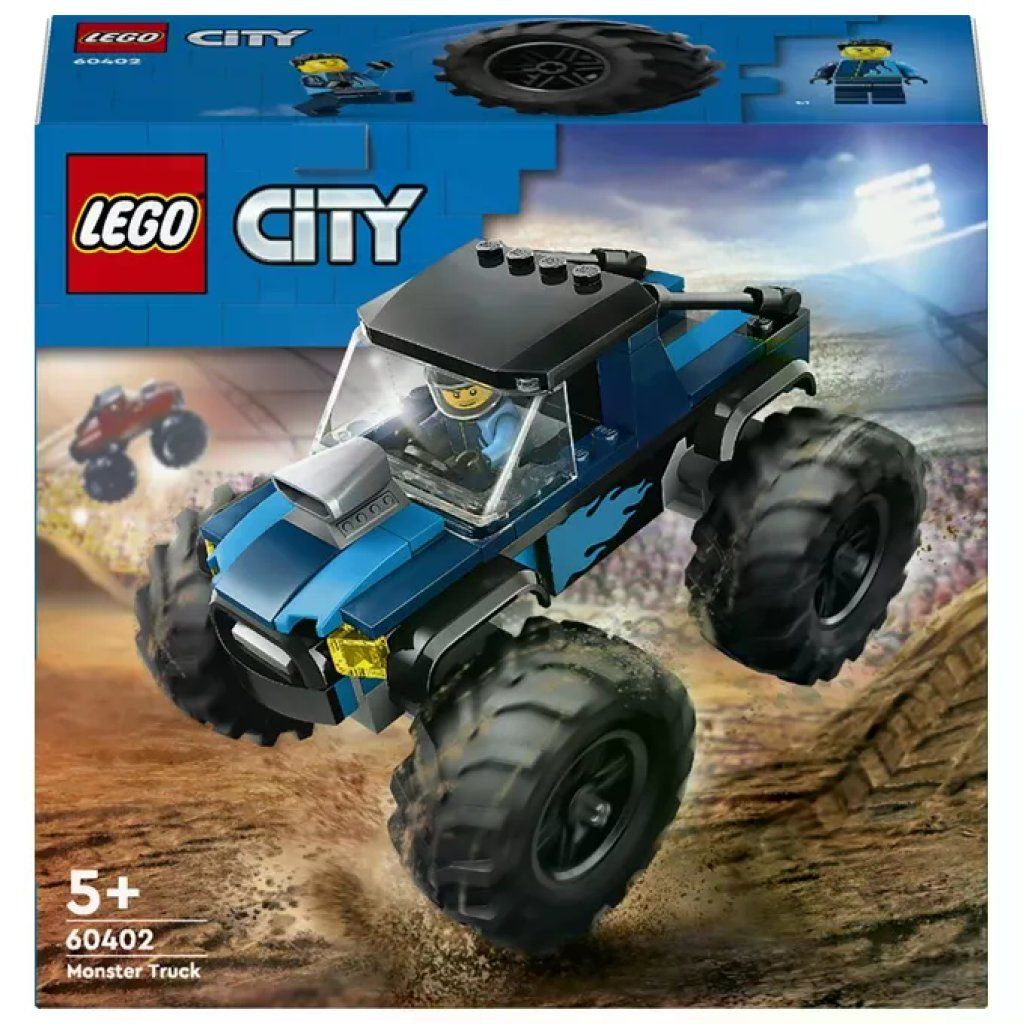LEGO City 60402 Monster Truck Blu con Minifigure