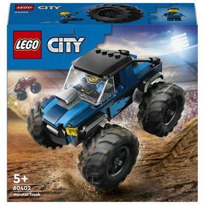 LEGO City 60402 Monster Truck Blu con Minifigure LEGO City 60402 Monster Truck Blu con Minifigure