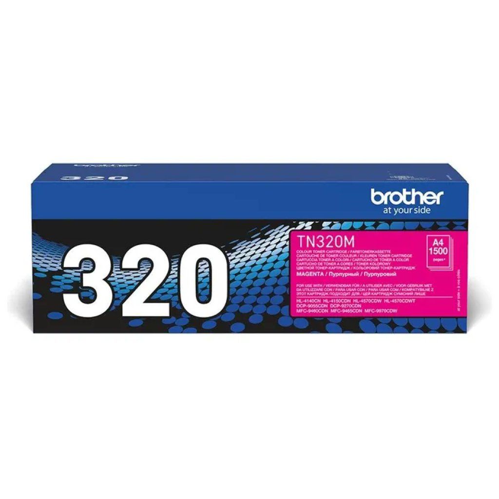 Brother TN-320M Toner Originale Magenta, 1.500 Pagine