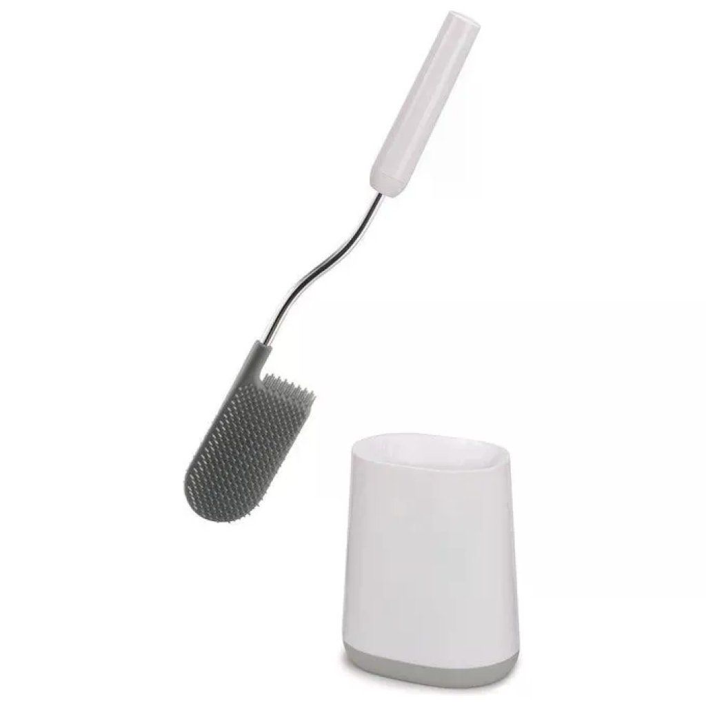 Joseph Joseph Flex scopino WC con supporto, grigio chiaro