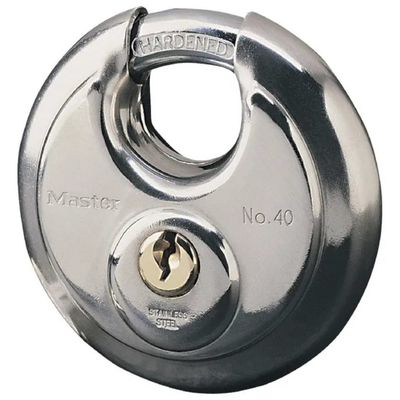 MASTERLOCK Master Lock lucchetto marino tondo con chiavi, 70 mm