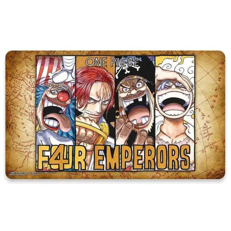 Bandai One Piece Tappetino da Gioco Ufficiale Vol. 2 – Four Emperors, 33 × 61 cm