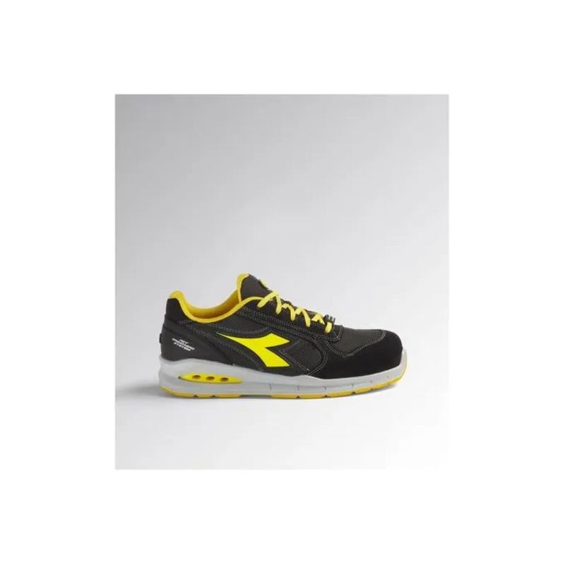 Diadora Utility Run Net Airbox Low S1P SRC – Scarpe antinfortunistiche nere