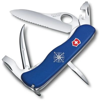Victorinox Skipper 0.8503.2MW – Coltello multiuso blu, 12 funzioni