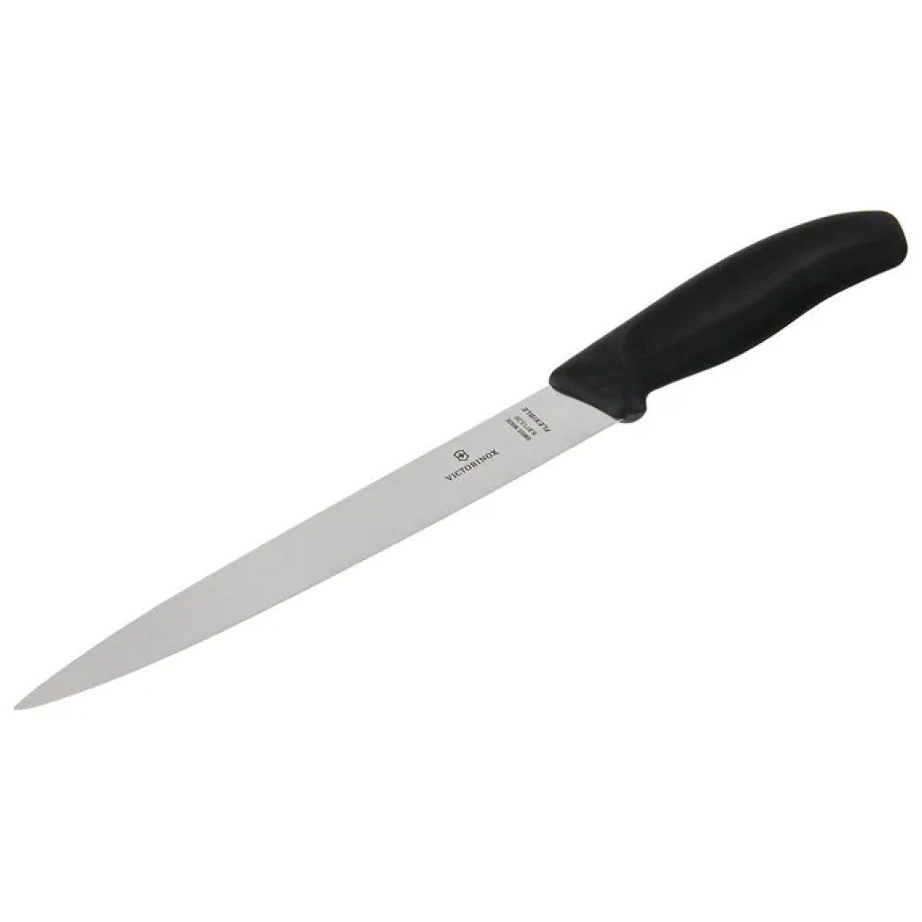 Victorinox Swiss Classic Coltello per Sfilettare, Lama Flessibile 20 cm, Nero