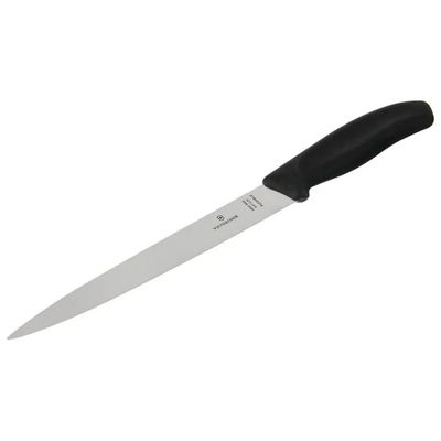 Victorinox Swiss Classic Coltello per Sfilettare, Lama Flessibile 20 cm, Nero