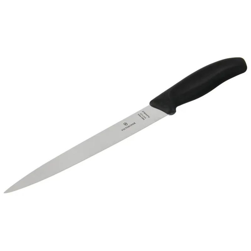 Victorinox Swiss Classic Coltello per Sfilettare, Lama Flessibile 20 cm, Nero