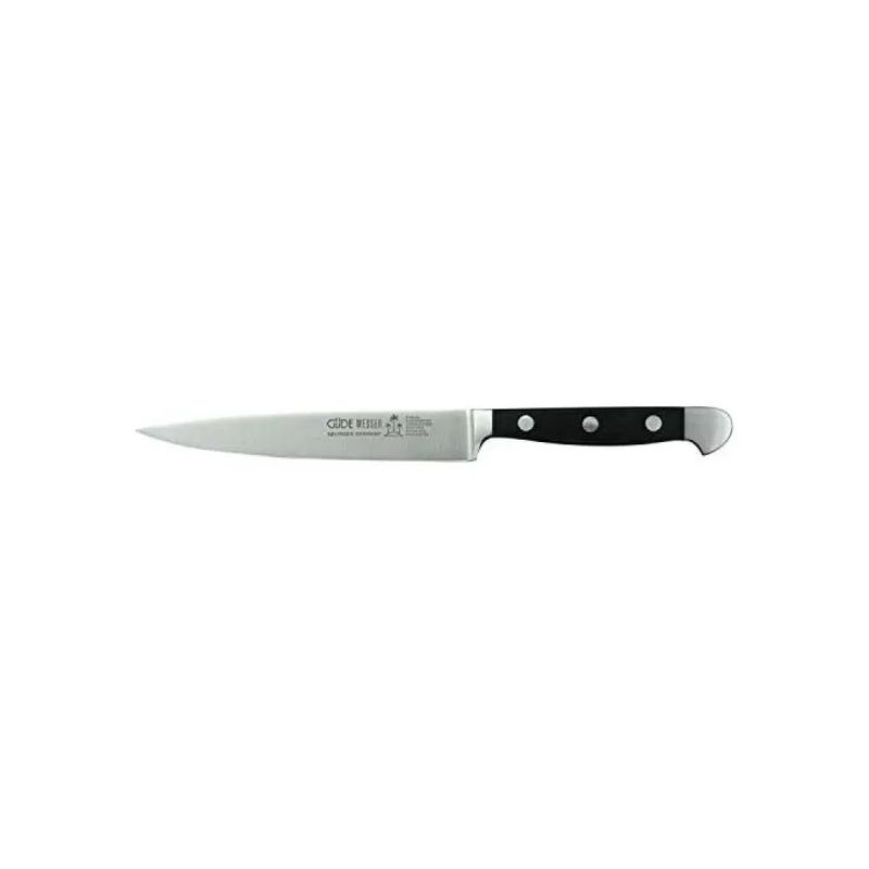 GUDE Güde Alpha Coltello da Cucina Universale, Lama 16 cm, Acciaio al Cromo-Molibdeno-Vanadio
