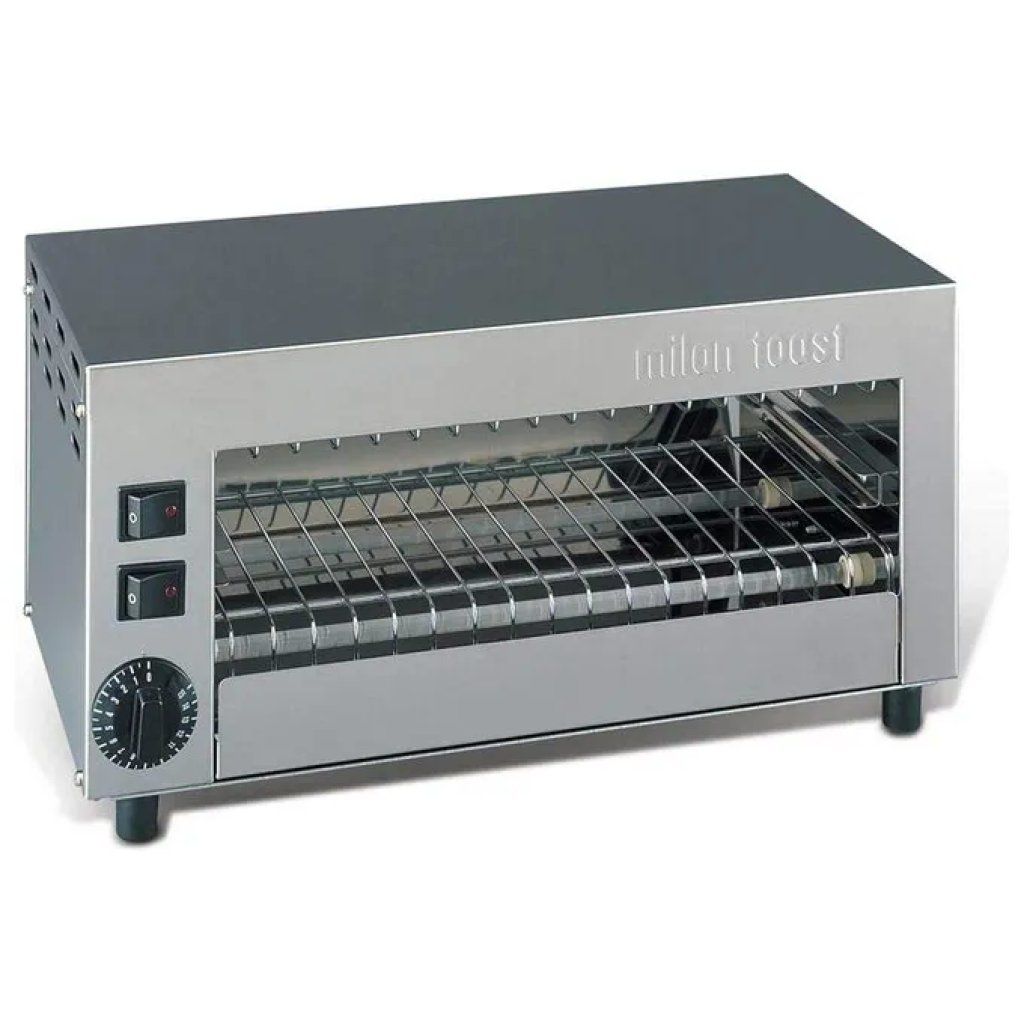 MILANTOAST 14001 Tostiera Professionale Inox 1850 W