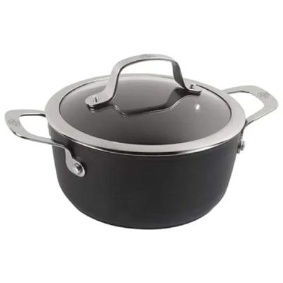 Ballarini Alba Casseruola Antiaderente 24 cm con Coperchio