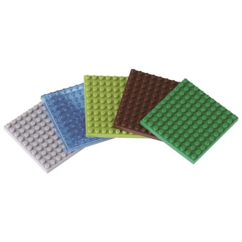 Nanoblock NBA024 Set di 5 Piastre 10 × 10 mm