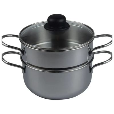 MONTINI GUERINO Vaporiera Montini Guerino 20 cm con coperchio in vetro