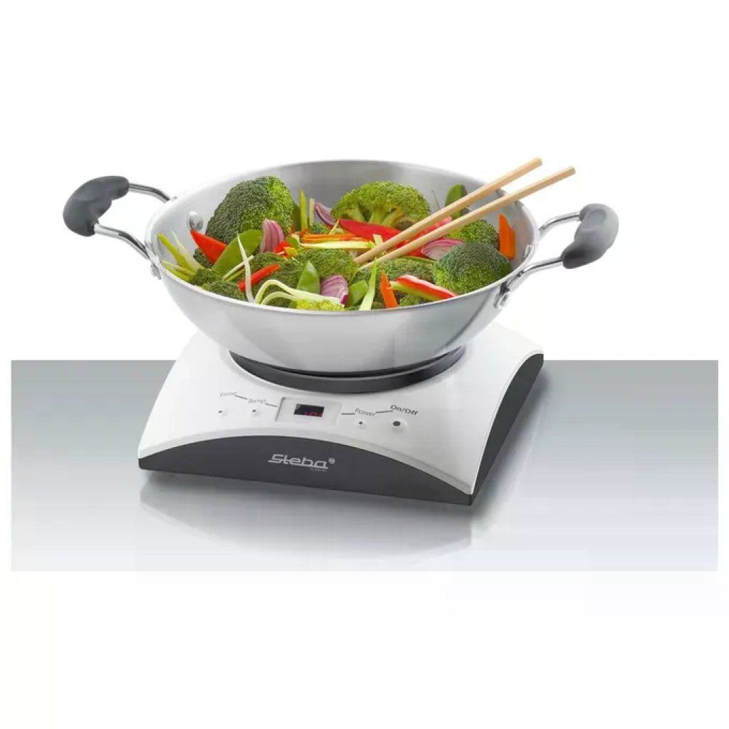 Steba IK 11 S 068300 – Piastra a induzione con wok per fonduta