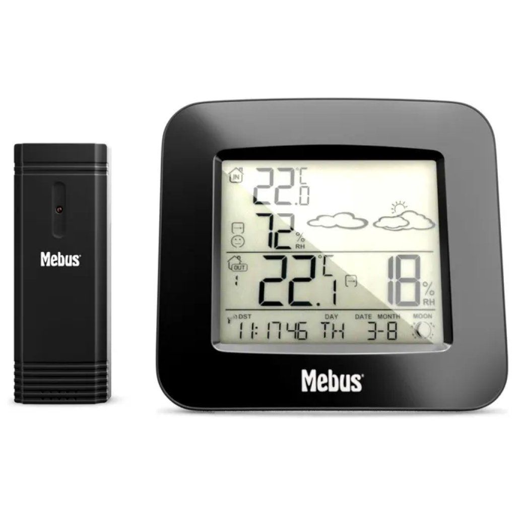 MEBUS 40715 Stazione Meteorologica con Sensore Esterno