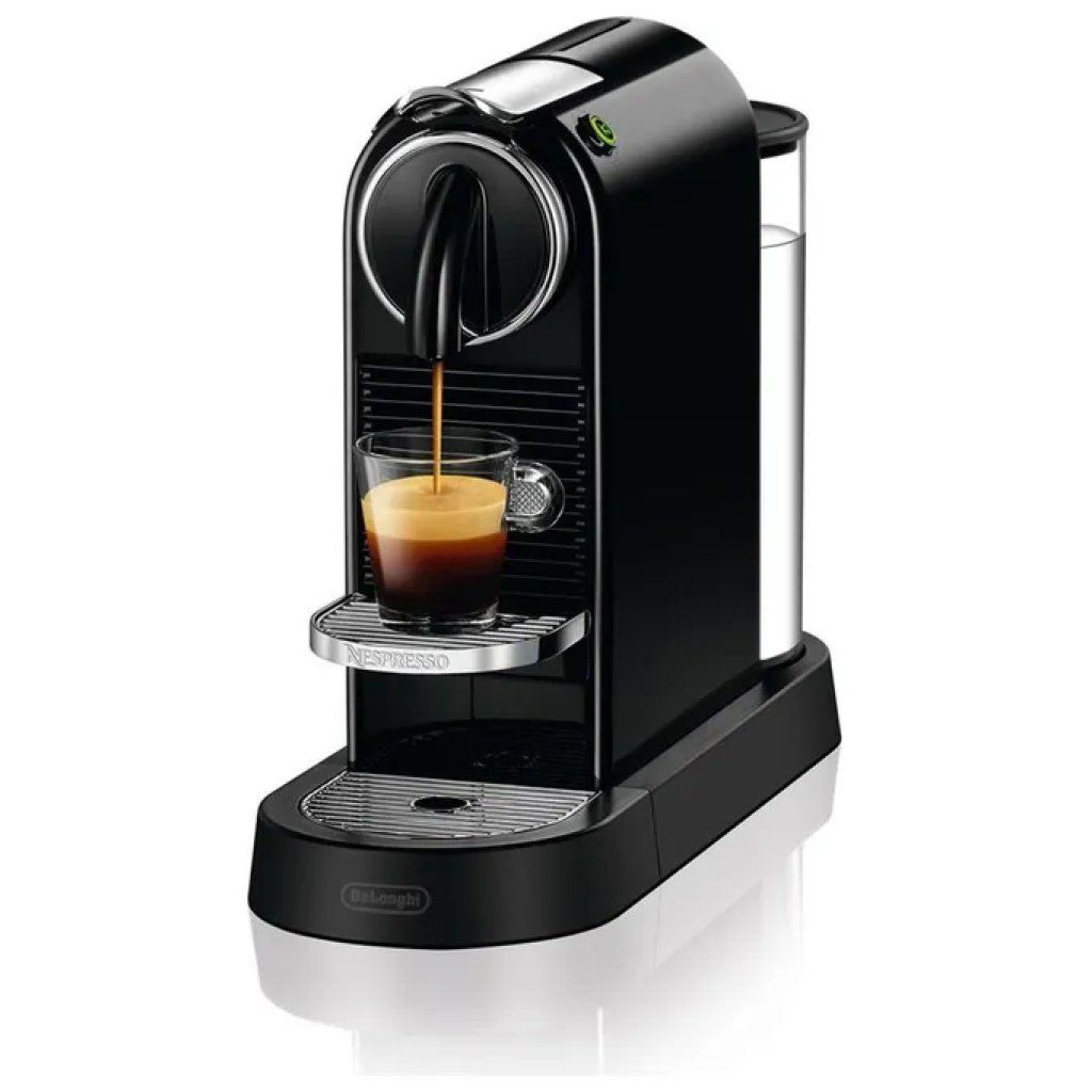 DELONGHI De’Longhi CitiZ EN167.W Macchina da Caffè Nespresso, 19 bar, 1 L, 1260 W, Bianco e Nero
