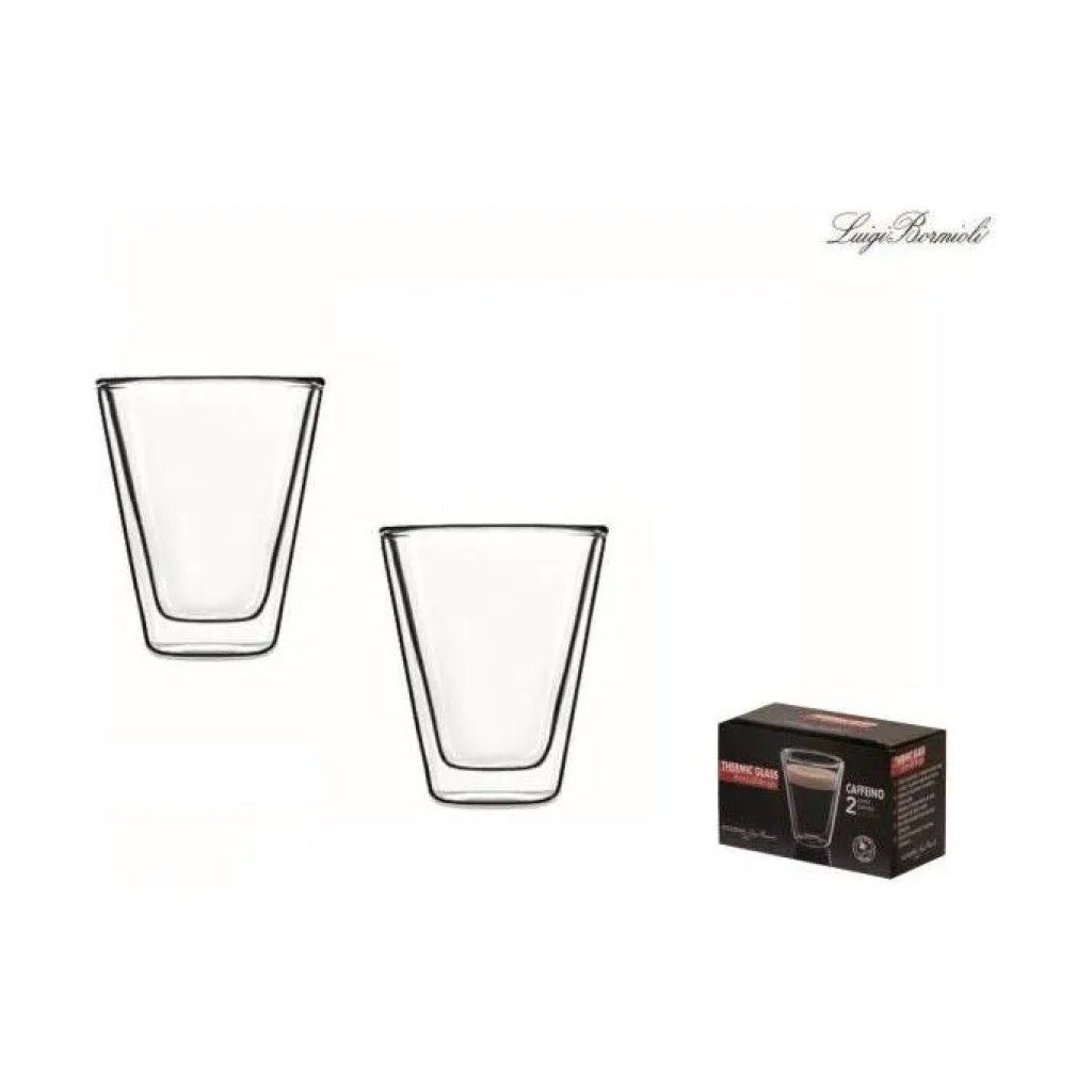 BORMIOLI Luigi Bormioli Caffeino – 2 bicchieri termici da caffè, 8,5 cl