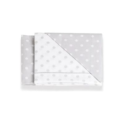 Italbaby Next2Me Forever – Parure lenzuola 3 pezzi in cotone, Pois Grey Italbaby Next2Me Forever – Parure lenzuola 3 pezzi in cotone, Pois Grey