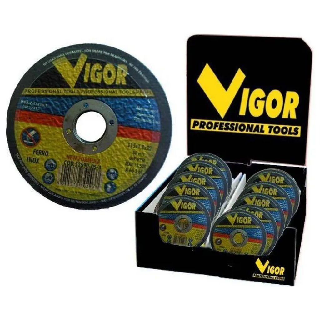 Vigor-Blinky Espositore Mole Abrasive 115 mm, 200 pezzi
