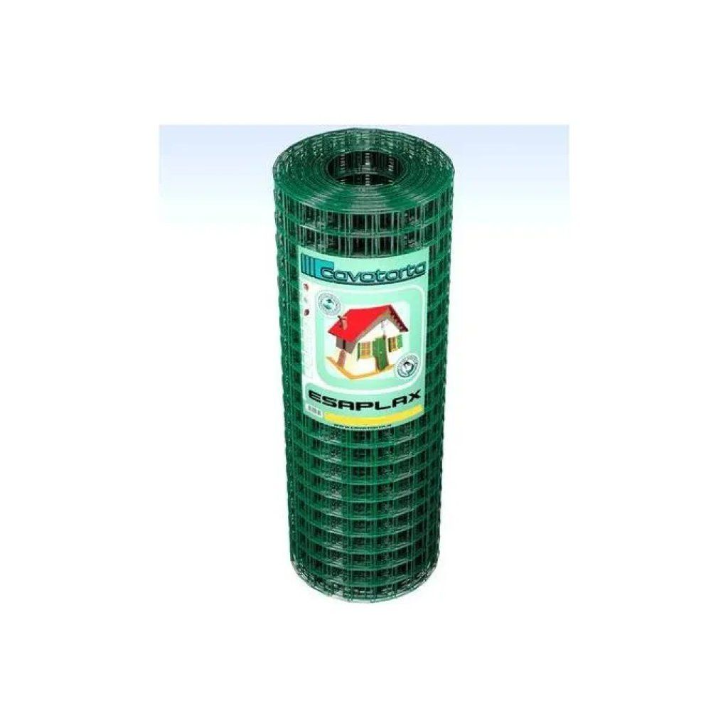 Cavatorta Esaplax Rete Elettrosaldata Plastificata Verde 25 m x 60 cm