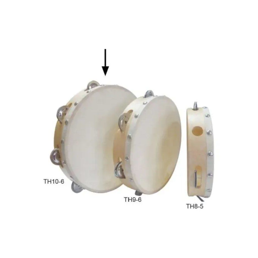 L. F. L.F. TH10-6 Tamburello a percussione L. F. L.F. TH10-6 Tamburello a percussione