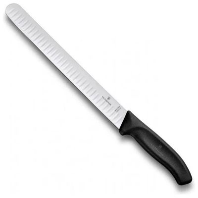 Victorinox Swiss Classic Coltello da Salmone Alveolato 25 cm Nero Victorinox Swiss Classic Coltello da Salmone Alveolato 25 cm Nero