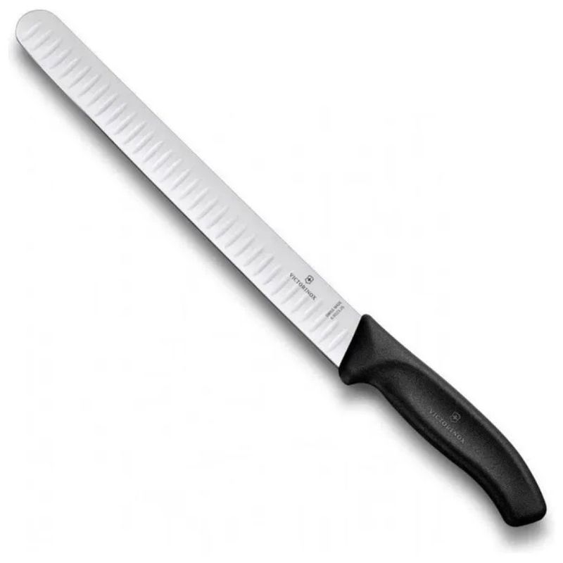 Victorinox Swiss Classic Coltello da Salmone Alveolato 25 cm Nero