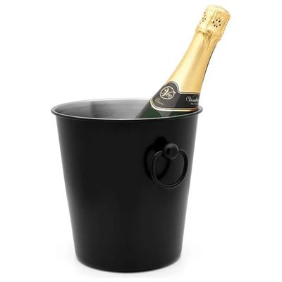 Leopold Vienna LV213008 – Secchiello Champagne Nero in Acciaio Inox 304