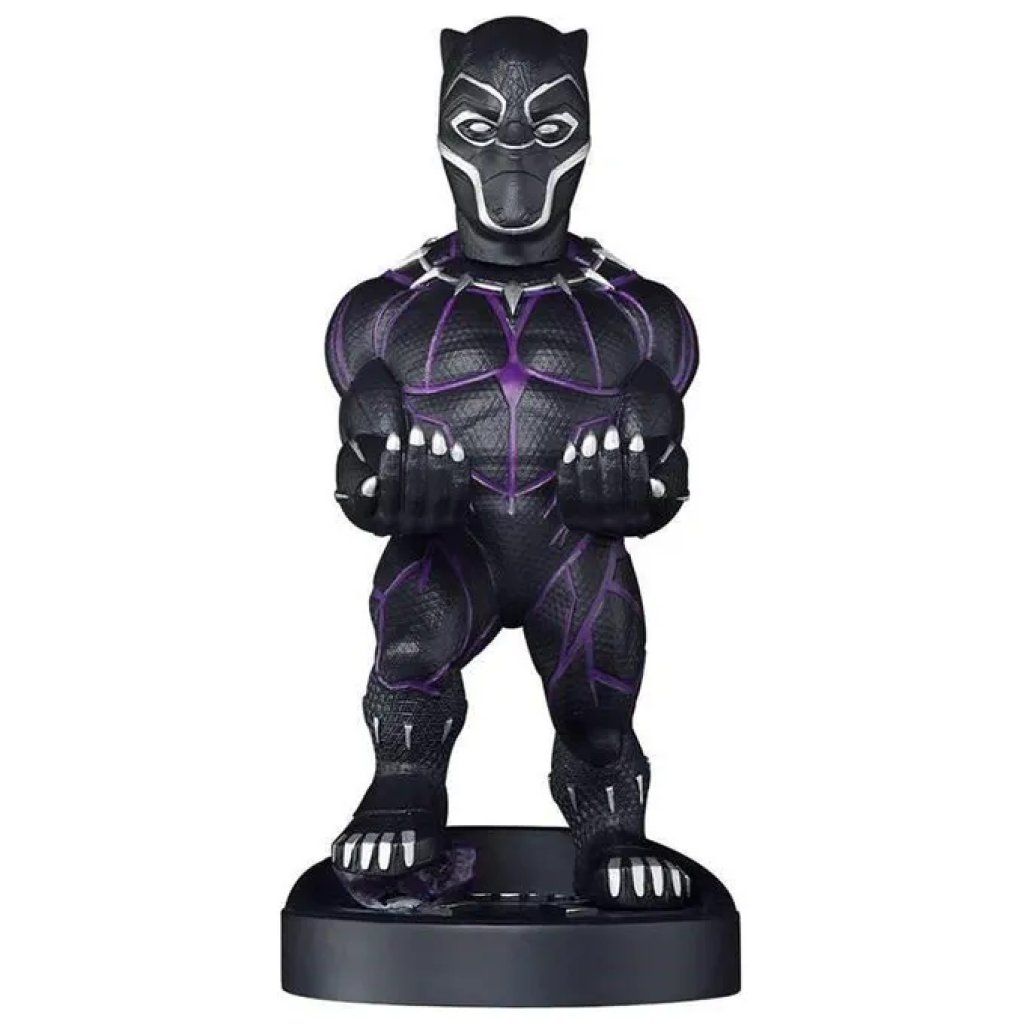 MICROIDS Exquisite Gaming Cable Guys Marvel Black Panther – Supporto per Controller e Smartphone Nero MICROIDS Exquisite Gaming Cable Guys Marvel Black Panther – Supporto per Controller e Smartphone Nero