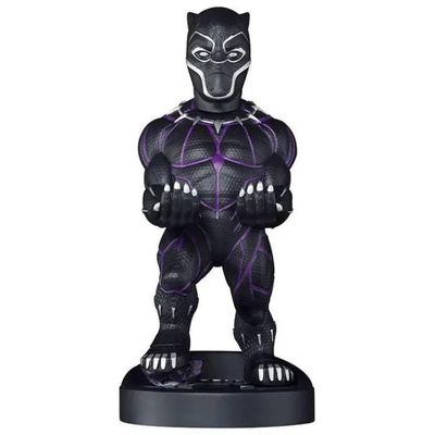 MICROIDS Exquisite Gaming Cable Guys Marvel Black Panther – Supporto per Controller e Smartphone Nero