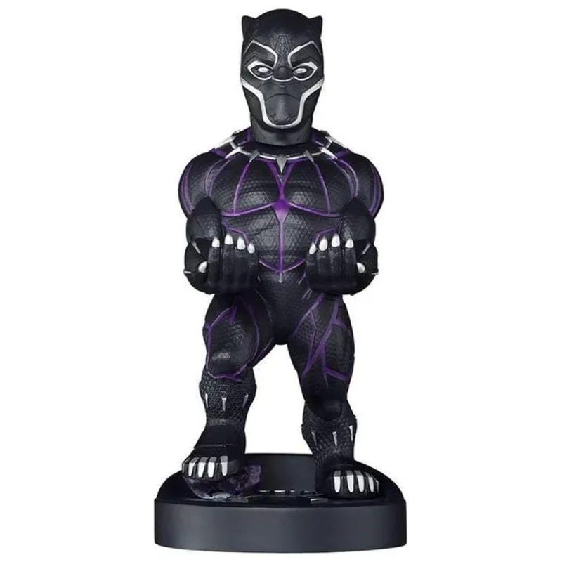 MICROIDS Exquisite Gaming Cable Guys Marvel Black Panther – Supporto per Controller e Smartphone Nero