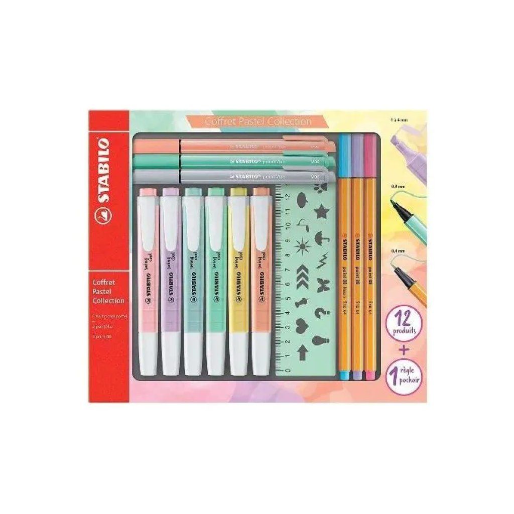 STABILO Pastel Collection – Set creativo da 13 pezzi