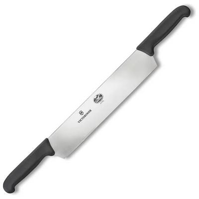 Victorinox 6.1203.36 Coltello per Formaggio Fibrox, Lama 36 cm, Nero