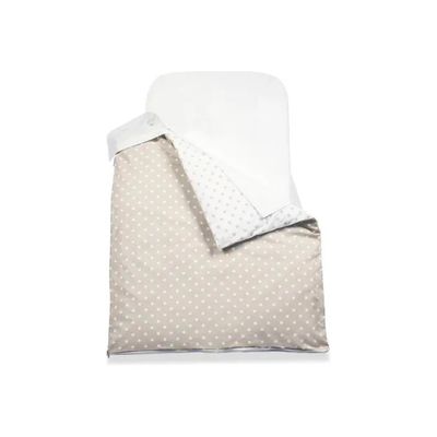 Italbaby NEXT2ME Set Piumino e Sacco Copripiumino in Cotone, Tortora